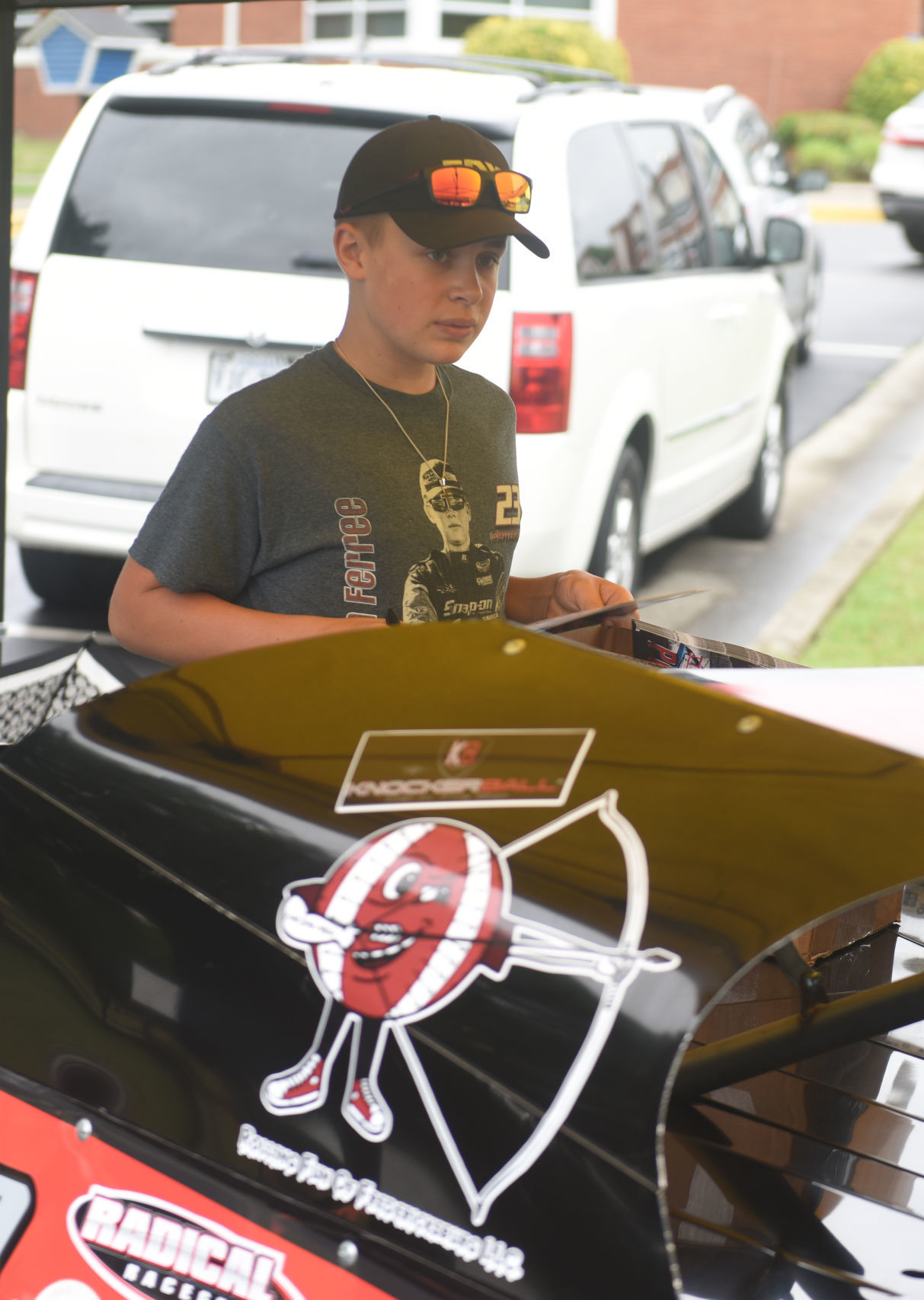 NASCAR driver Peyton Ferree visits Danville